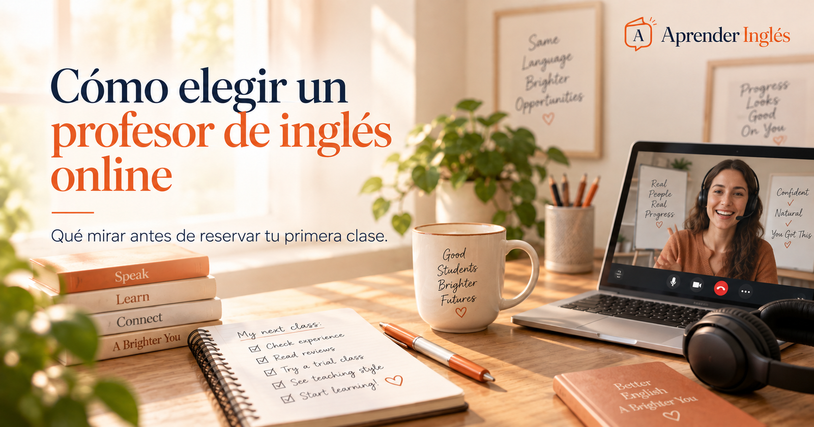 Cómo elegir un profesor de inglés online que realmente te ayude a avanzar